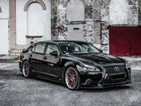 Side Skirts Diffusers compatible with Lexus LS Long Wheelbase Mk4 Facelift (2012-2017)