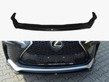 Front Splitter compatible with Lexus NX Mk1 F Sport (2014- 2017) - Carbon Look