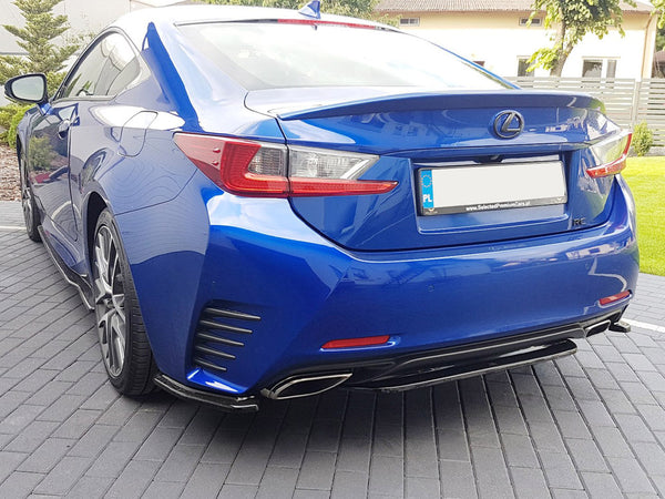 MAXTON DESIGN Central Rear Splitter (Without Vertical Bars) Lexus RC (2014-UP)