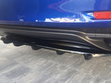 Central Rear Splitter (With Vertical Bars) compatible with Lexus RC (2014-UP)