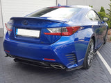 Rear Side Splitters compatible with Lexus RC (2014-UP)