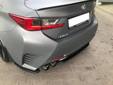 Rear Side Splitters compatible with Lexus RC (2014-UP)
