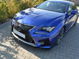 Front Splitter V.1 compatible with Lexus RC F (2014-2019) - Carbon Look