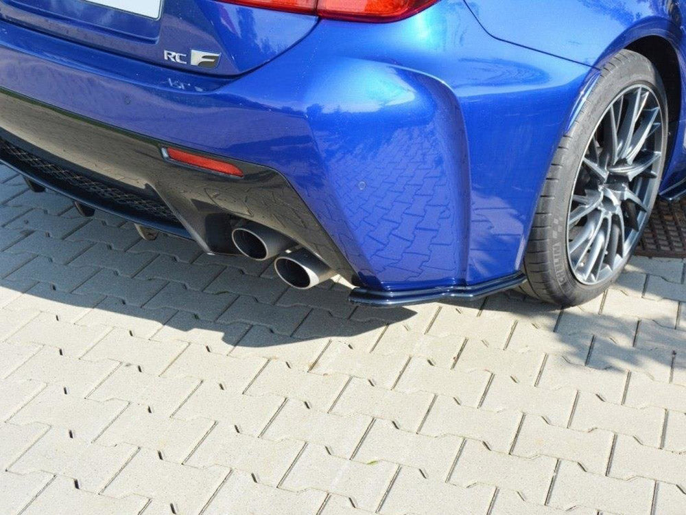 Rear Side Splitters compatible with Lexus RC F (2014-2019)