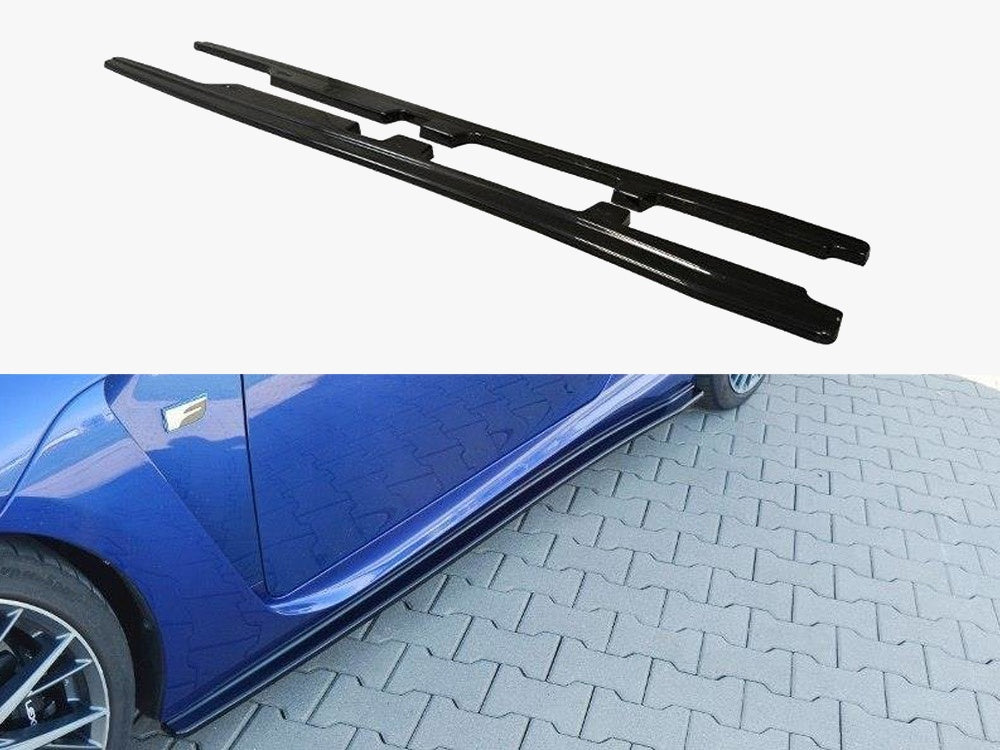 Side Skirts Diffusers compatible with Lexus RC F (2014-2019)