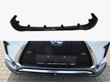 Front Splitter V.1 compatible with Lexus RX Mk4 F Sport - Carbon Look