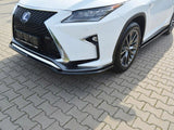 Front Splitter V.1 compatible with Lexus RX Mk4 F Sport - Carbon Look