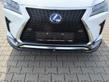 Front Splitter V.1 compatible with Lexus RX Mk4 F Sport - Carbon Look