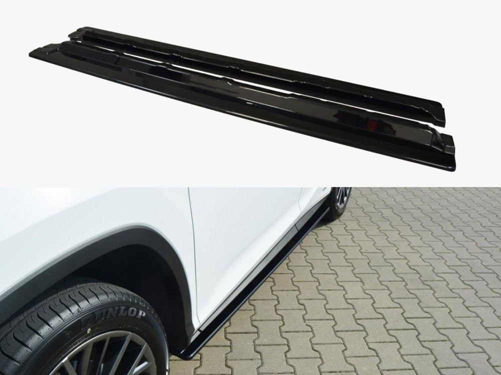 Side Skirts Diffusers compatible with Lexus RX Mk4