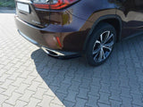 Rear Side Splitters compatible with Lexus RX Mk4 T