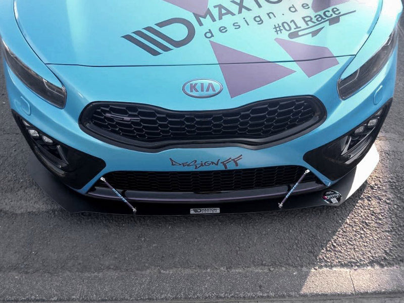 MAXTON DESIGN Front Racing Splitter KIA Cee'd GT MK2 (2013-2018)