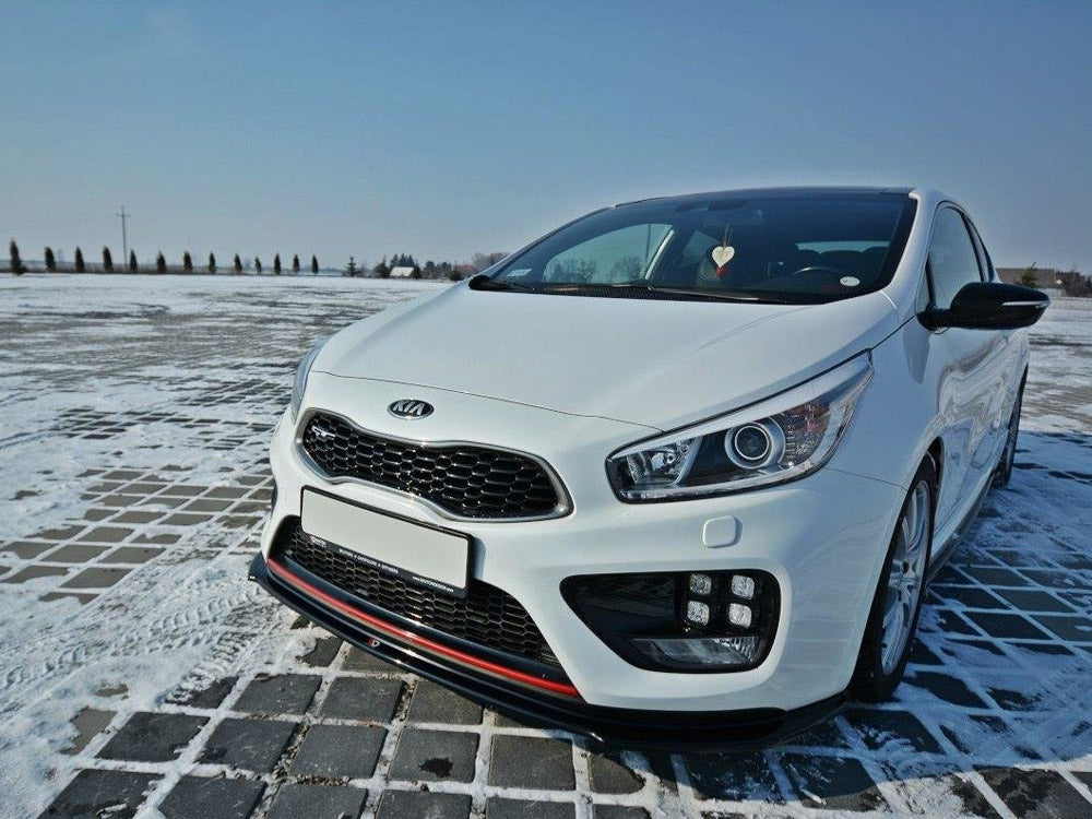 Front Splitter V.1 compatible with Kia Cee'd GT Mk2 (2013-2018)
