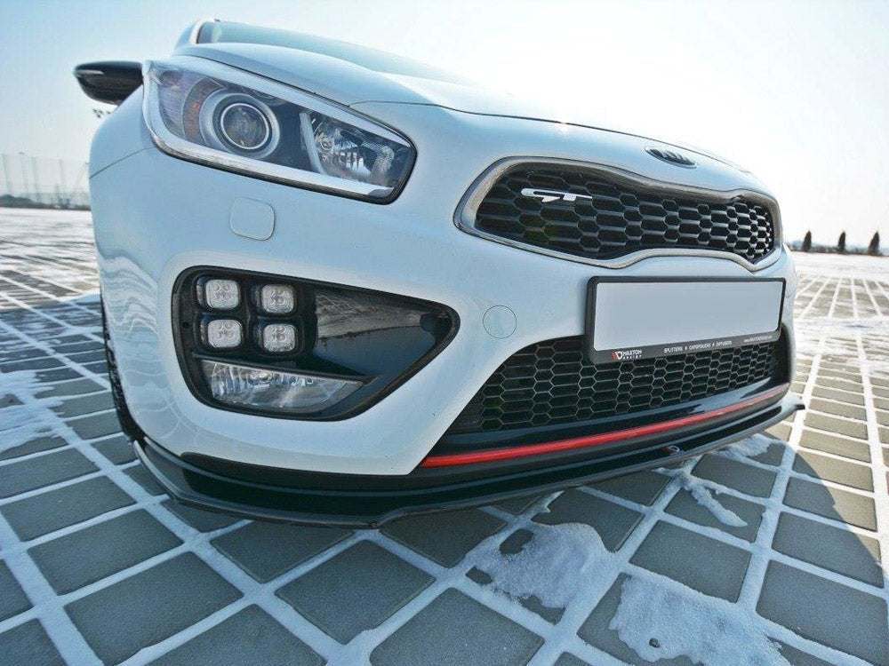 Front Splitter V.1 compatible with Kia Cee'd GT Mk2 (2013-2018)