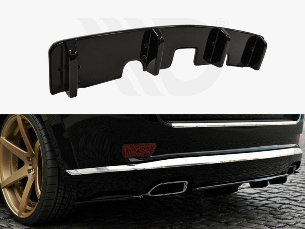 MAXTON DESIGN Central Rear Splitter (Vertical Bars) JEEP Grand Cherokee WK2 Summit Facelift