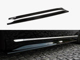 Side Skirts Diffusers compatible with Jeep Grand Cherokee WK2 Summit Facelift - Carbon Look
