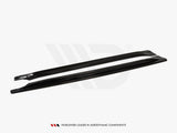 Side Skirts Diffusers compatible with Jeep Grand Cherokee WK2 Summit Facelift - Carbon Look