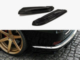 Rear Side Splitters compatible with Jeep Grand Cherokee WK2 Summit Facelift - Carbon Look