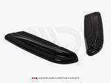 Rear Side Splitters compatible with Jeep Grand Cherokee WK2 Summit Facelift - Carbon Look