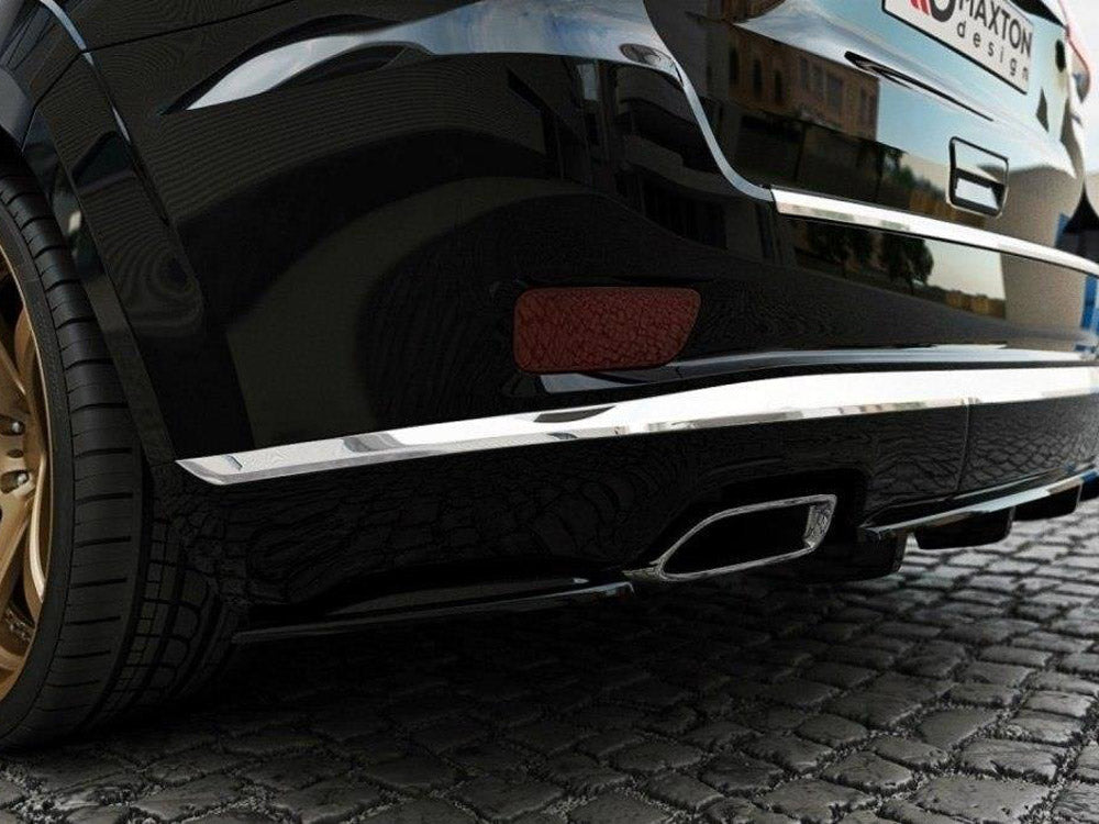 Rear Side Splitters compatible with Jeep Grand Cherokee WK2 Summit Facelift - Carbon Look