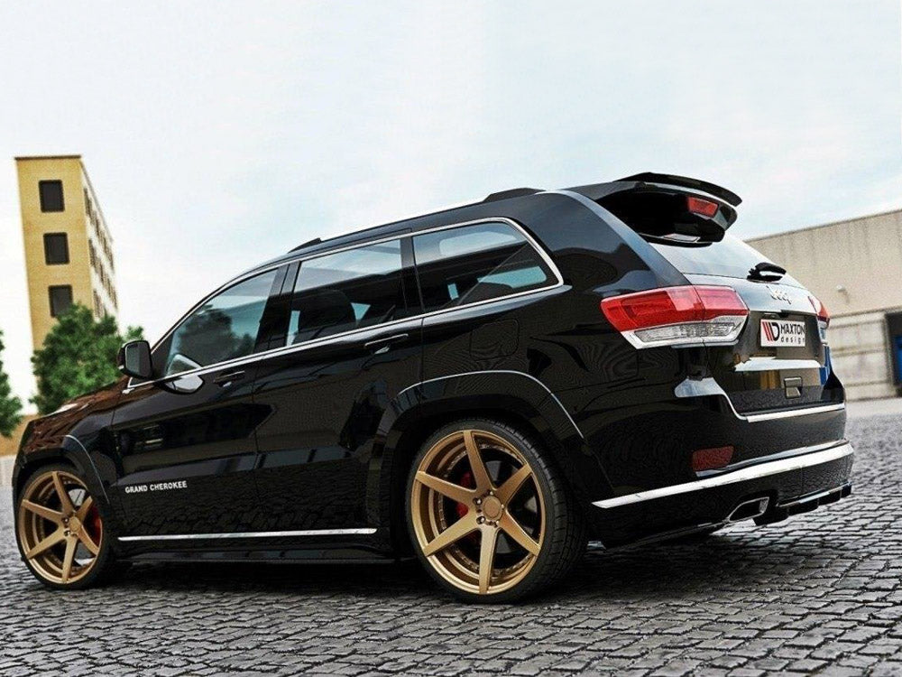 Rear Side Splitters compatible with Jeep Grand Cherokee WK2 Summit Facelift - Carbon Look