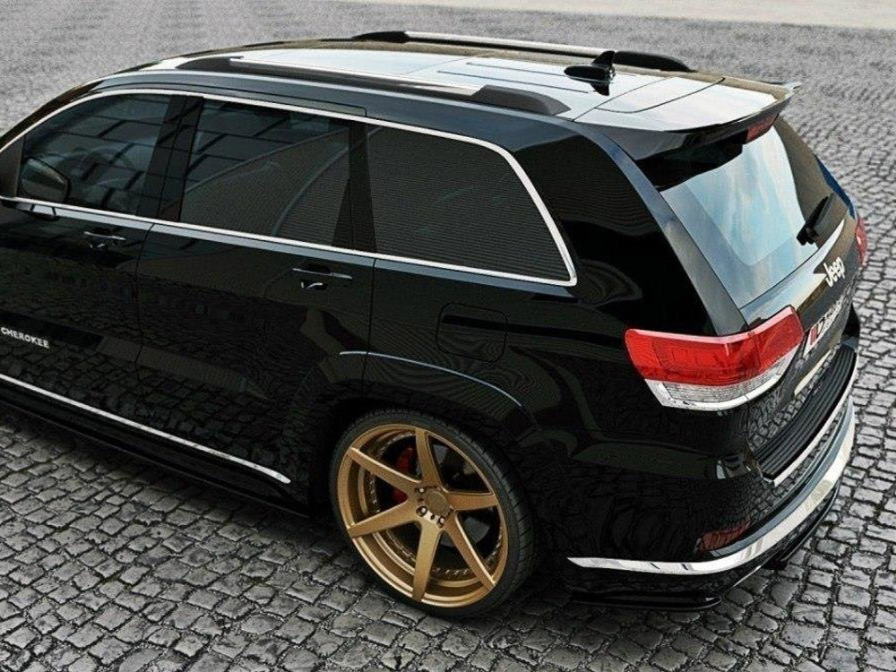 Rear Side Splitters compatible with Jeep Grand Cherokee WK2 Summit Facelift - Carbon Look