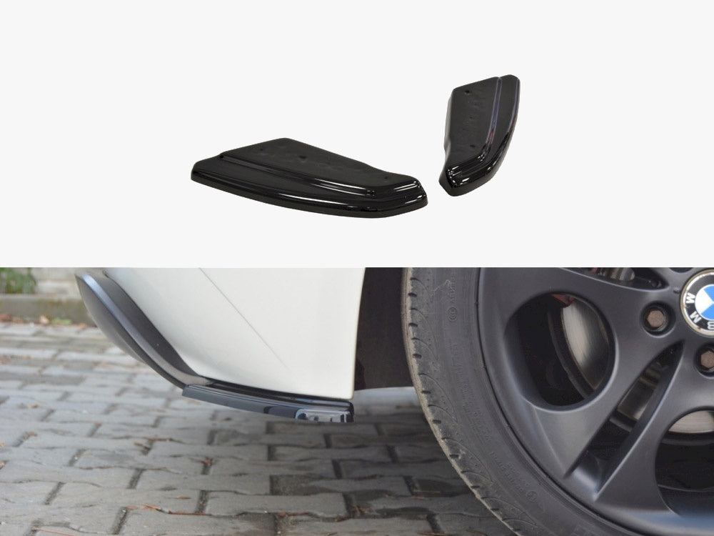 Rear Side Splitters compatible with BMW Z4 E85 / E86 (Preface) - Carbon Look
