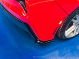 Rear Side Splitters V.1 compatible with Chevrolet Corvette Stingray / Grand Sport C7