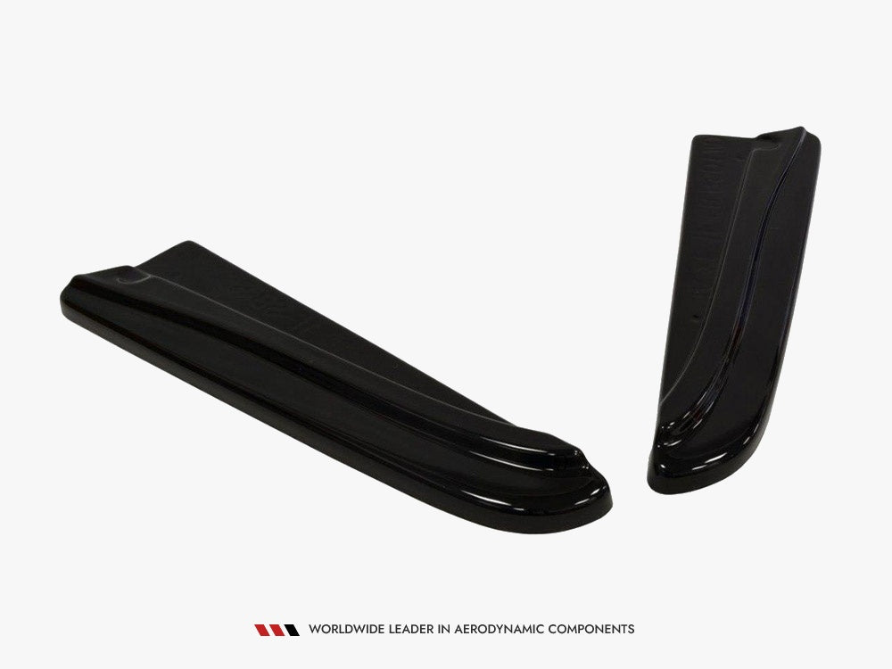 Rear Side Splitters compatible with Jaguar XF X250 Sportbrake - Carbon Look