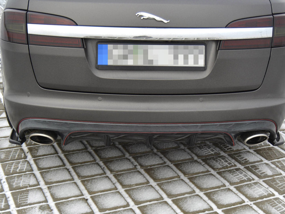 Rear Side Splitters compatible with Jaguar XF (X250) Mk1 Sportbrake S-pack (2012-2015)