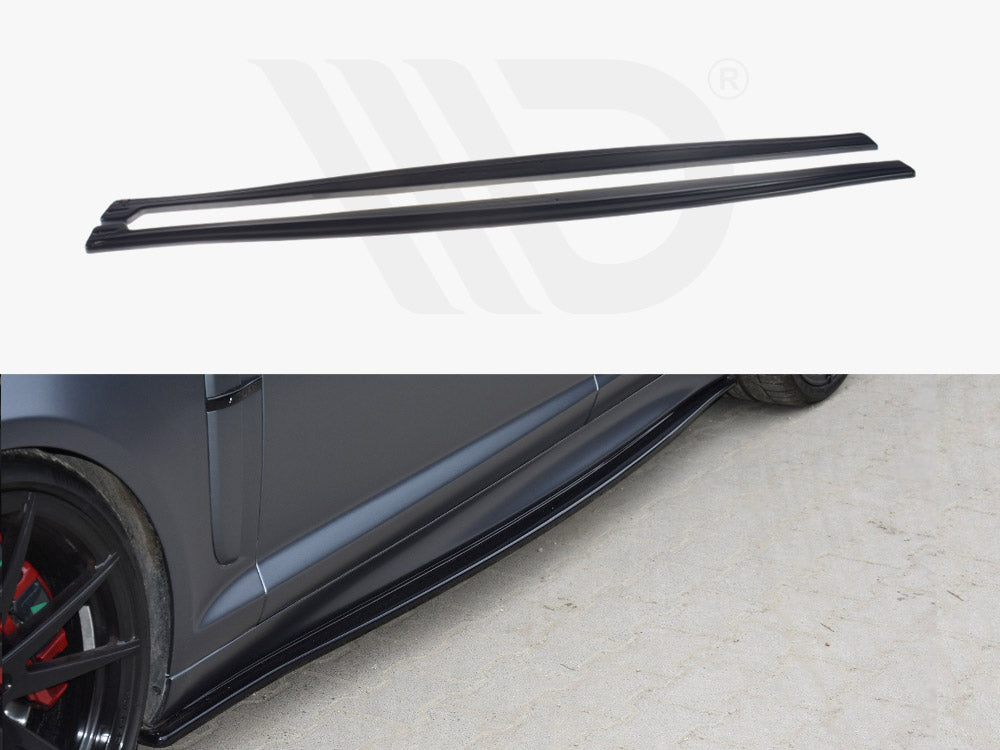Side Skirts Diffusers Jaguar XF- R (2007-2011)