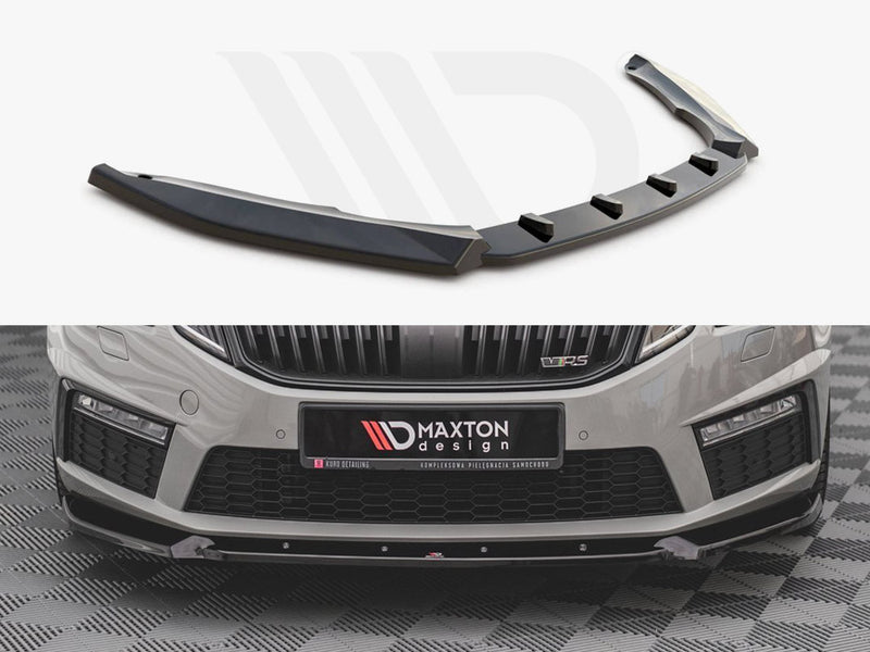 Front Splitter V.2 Skoda Octavia RS MK3 Facelift (2016-2019)