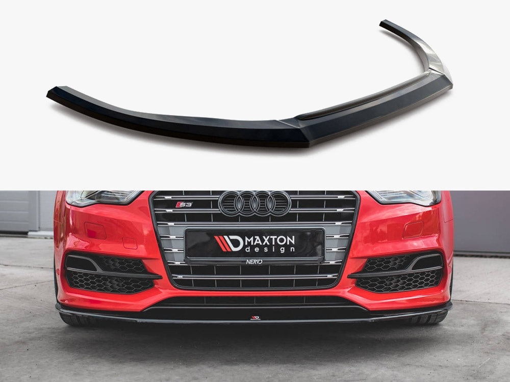 Front Splitter V.1 compatible with Audi S3 / A3 S Line 8V Sedan / Cabrio (2013-2016)