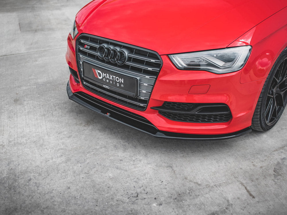 Front Splitter V.1 compatible with Audi S3 / A3 S Line 8V Sedan / Cabrio (2013-2016)
