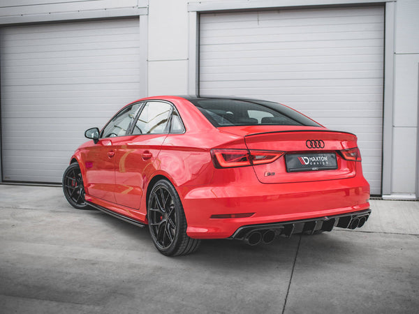 Side Skirts Diffusers V.1 Audi S3 / A3 S-line 8V / 8V FL Sedan (2013-2020)