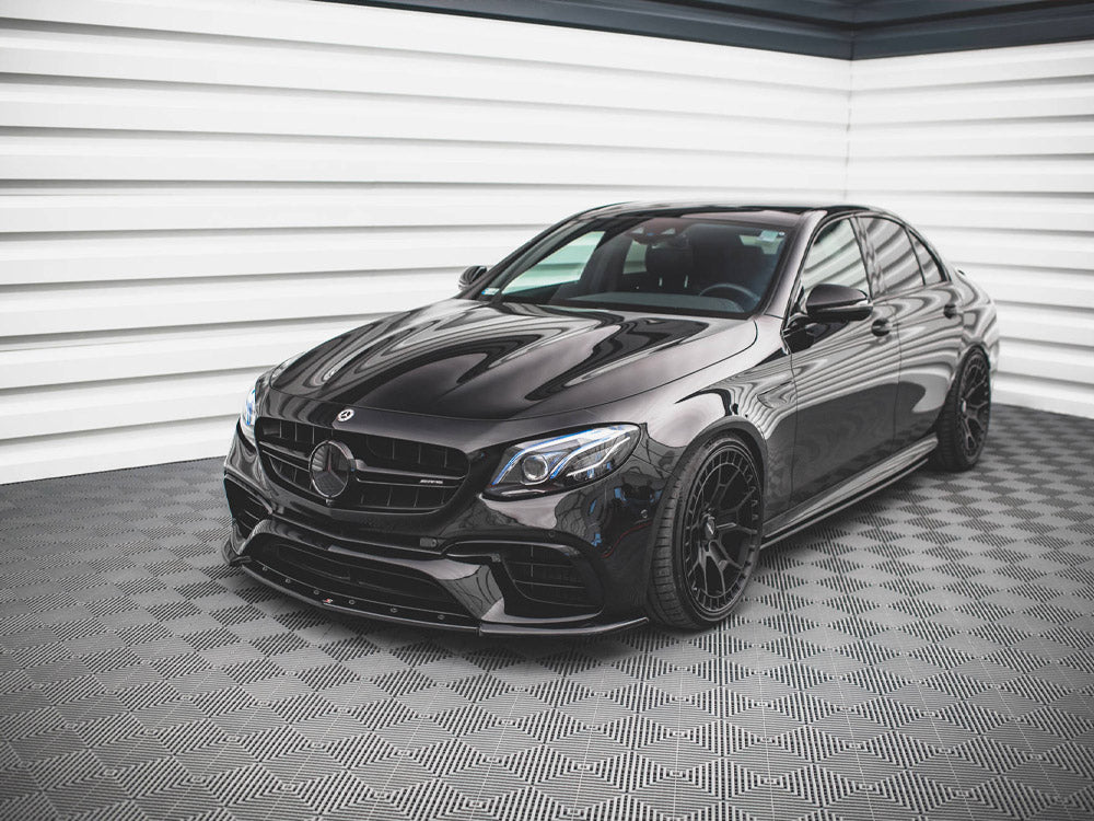 Front Splitter V.3 compatible with Mercedes E63 AMG Estate / Sedan S213 / W213