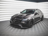 Front Splitter V.3 compatible with Mercedes E63 AMG Estate / Sedan S213 / W213