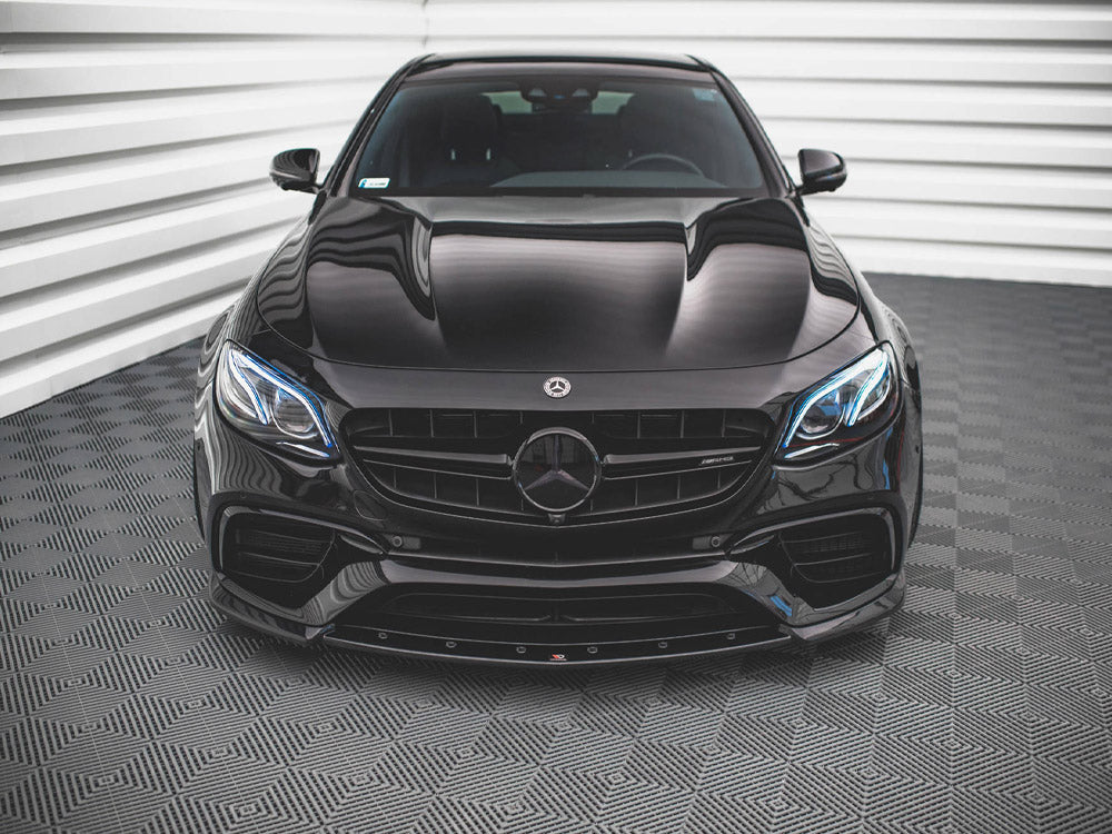 Front Splitter V.3 compatible with Mercedes E63 AMG Estate / Sedan S213 / W213