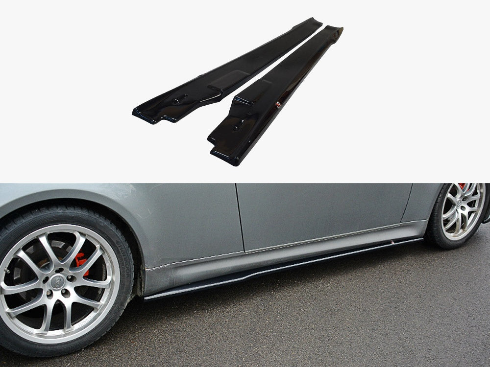 Side Skirts Splitters compatible with INFINITI G35 Coupe (2003-2007)