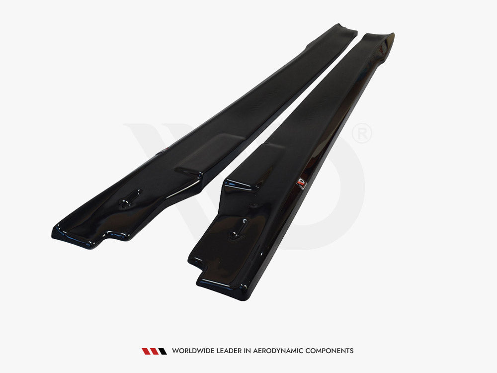 Side Skirts Splitters compatible with INFINITI G35 Coupe (2003-2007) - Carbon Look