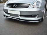 Front Splitter V.1 compatible with INFINITI G35 Coupe (2003-2007) - Textured
