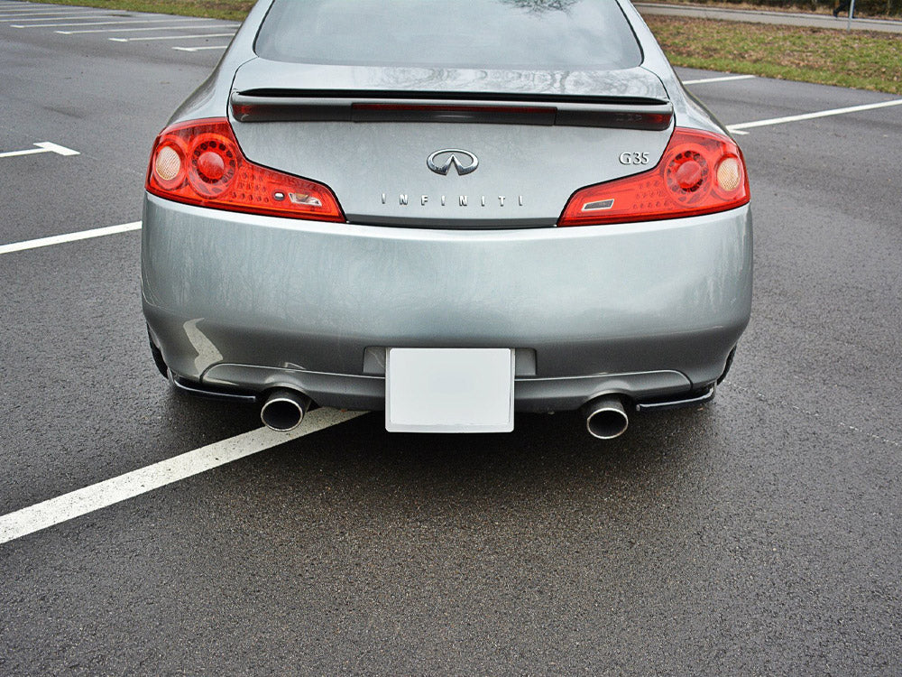 Rear Side Splitters compatible with INFINITI G35 Coupe (2003-2007)