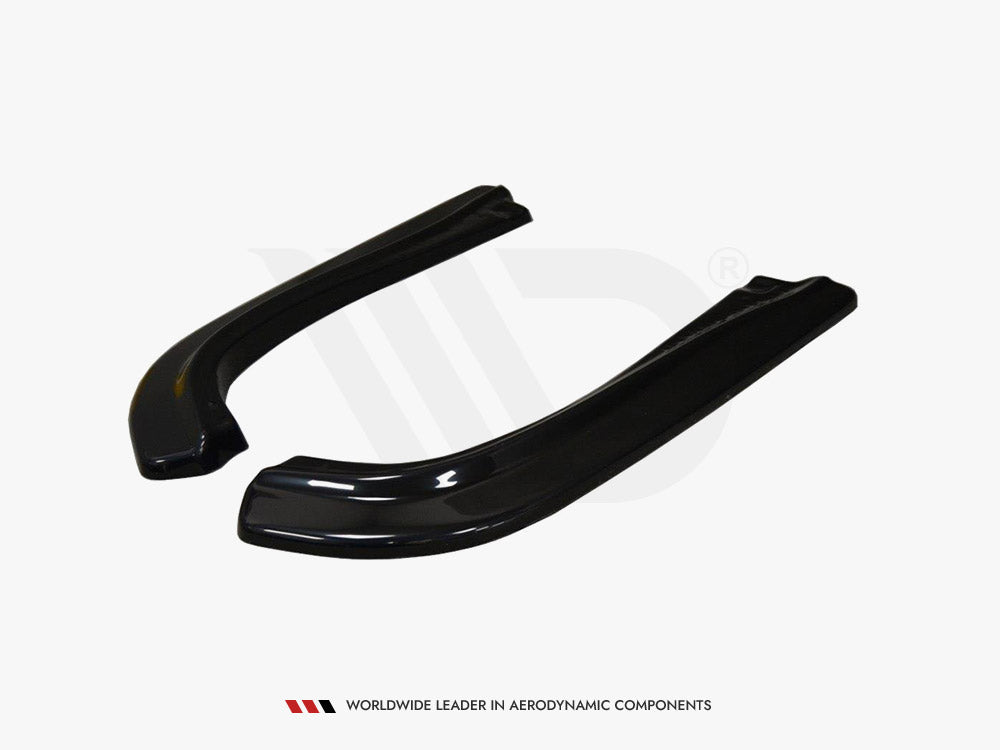 Rear Side Splitters compatible with INFINITI G37 Sedan - Carbon Look