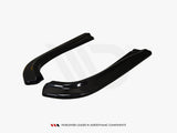 Rear Side Splitters compatible with INFINITI G37 Sedan - Carbon Look