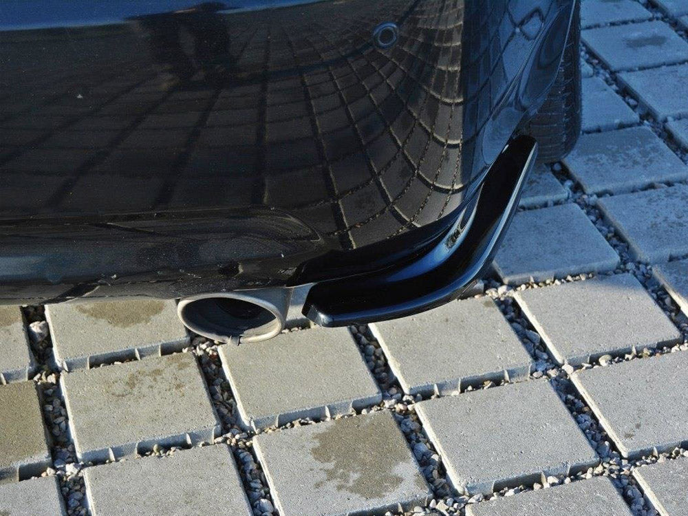 Rear Side Splitters compatible with INFINITI G37 Sedan - Carbon Look