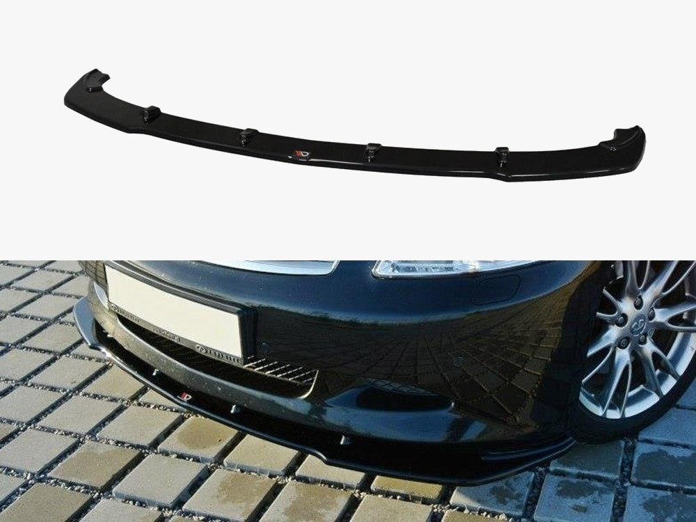 Front Splitter V.1 compatible with INFINITI G37 Sedan - Carbon Look