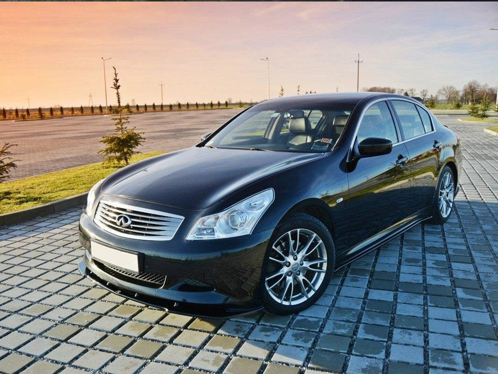 Side Skirts Diffusers compatible with INFINITI G37 Sedan - Carbon Look