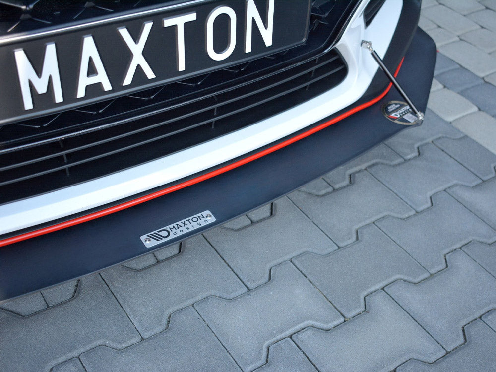 MAXTON DESIGN Front Racing Splitter Hyundai I30 MK3 N (2017-2020)