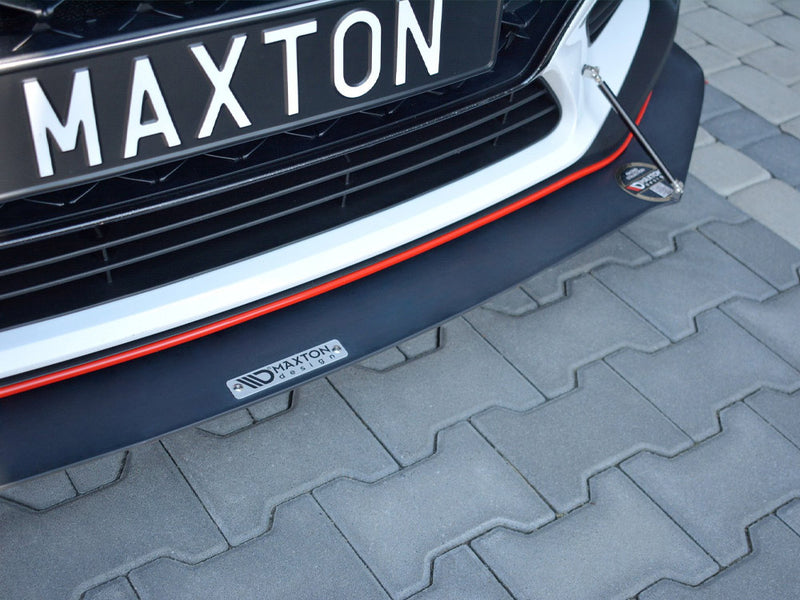 MAXTON DESIGN Front Racing Splitter Hyundai I30 MK3 N (2017-2020)