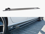 Racing Side Skirts Diffusers compatible with Hyundai i30 Mk3 N (2017-2020)