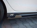 Racing Side Skirts Diffusers compatible with Hyundai i30 Mk3 N (2017-2020)